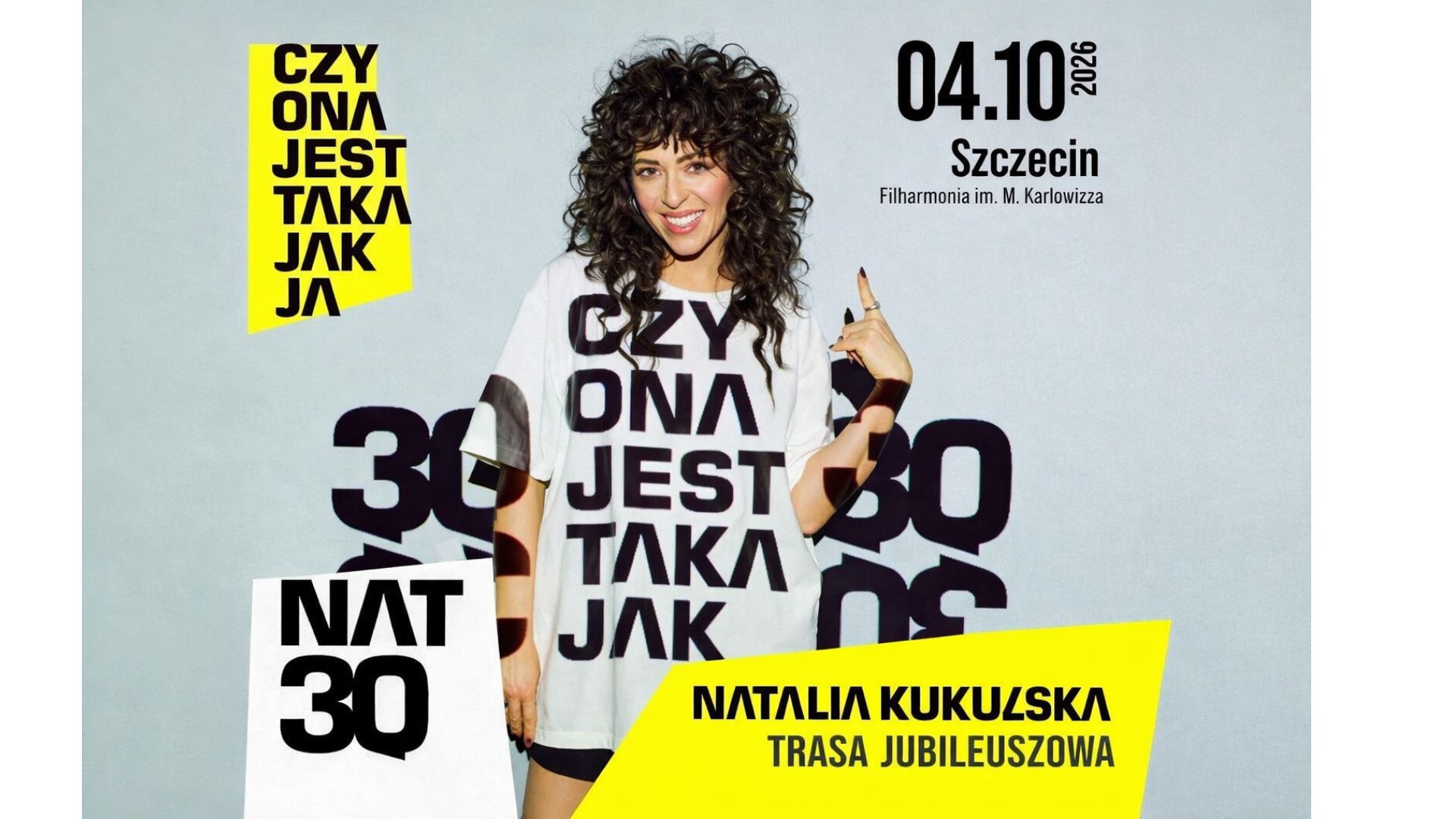 Natalia Kukulska wraca do Szczecina. Jubileuszowa odsłona trasy „Czy ona jest taka jak ja?”